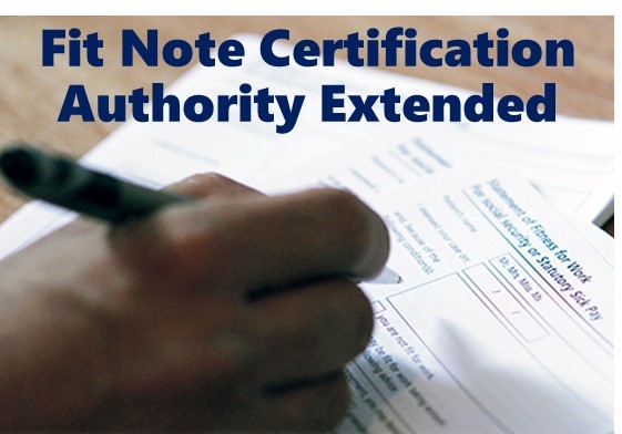 Fit Note Certification Extended To A Wider Range Of Healthcare 