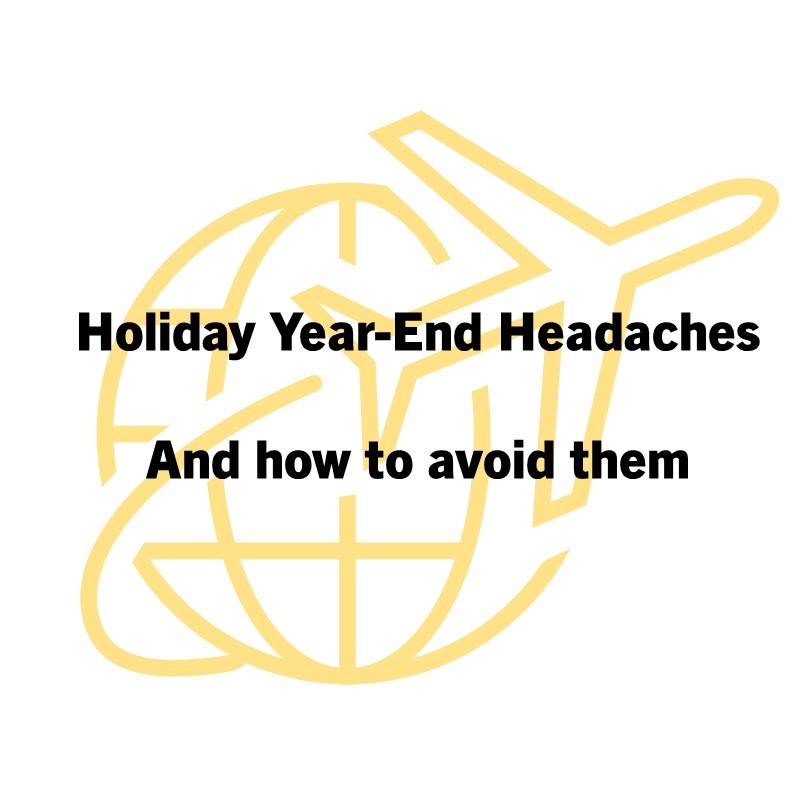 Holiday headaches